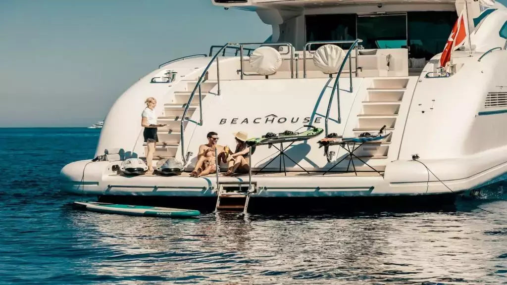 Beachouse by Mangusta - Special Offer for a private Superyacht Charter in Split with a crew