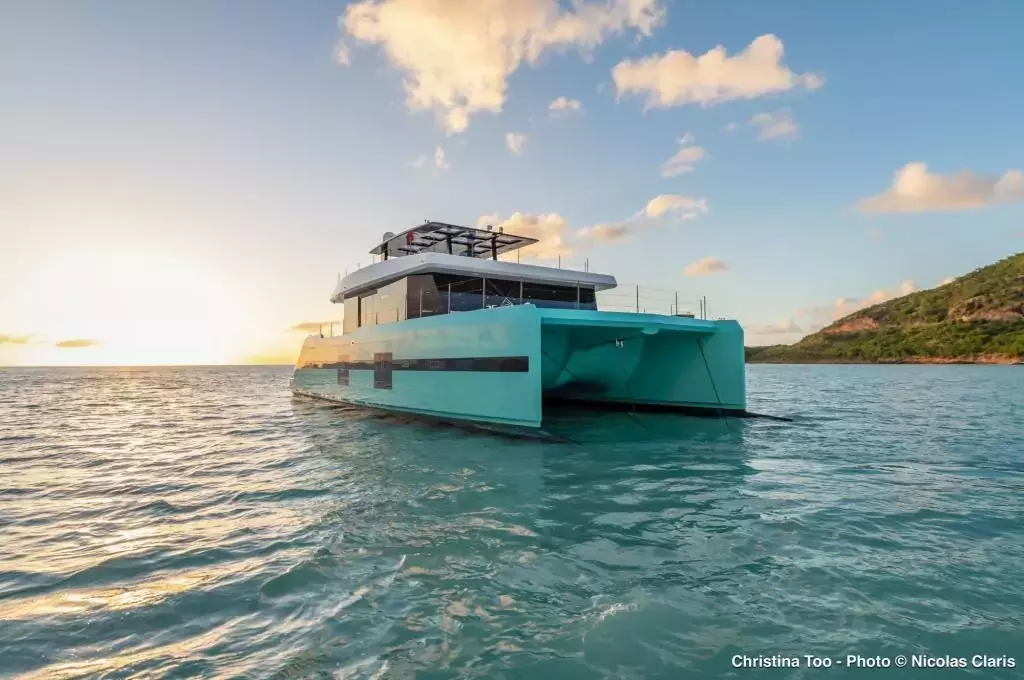 Christina Too by Sunreef Yachts - Top rates for a Rental of a private Power Catamaran in Antigua and Barbuda