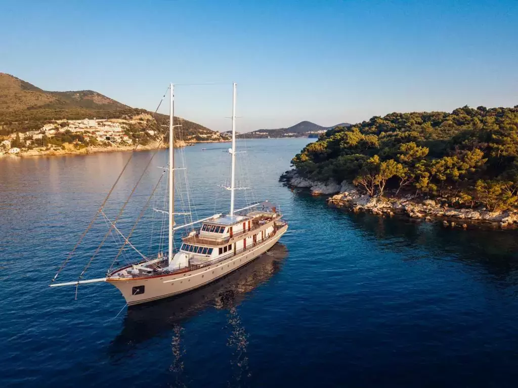 Corsario by Radez - Special Offer for a private Motor Sailer Charter in Boka Bay with a crew