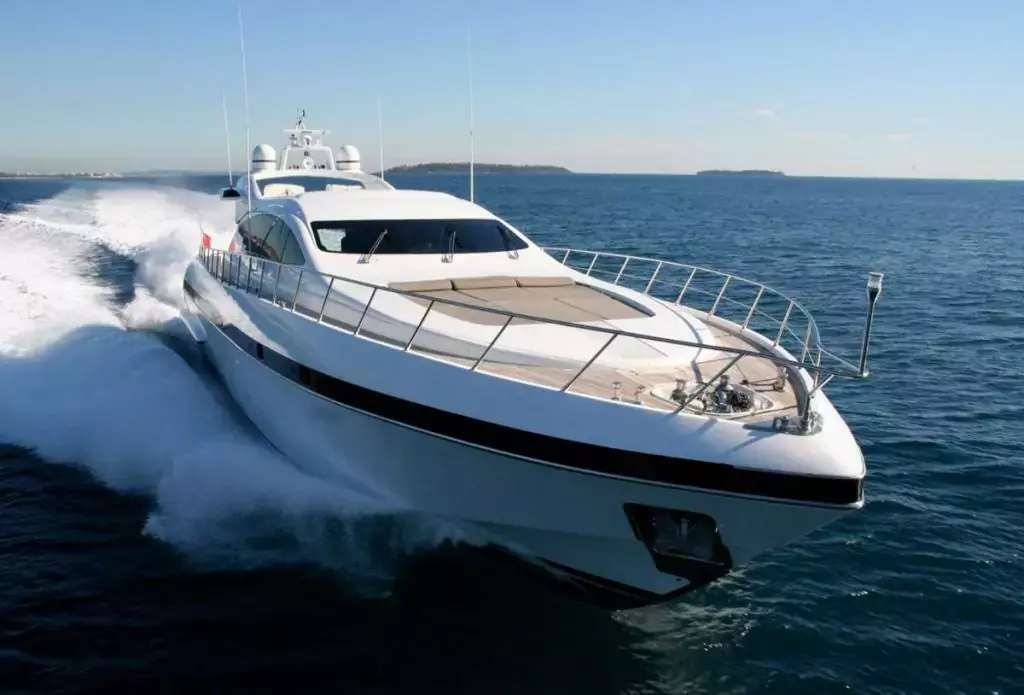 Delhia by Mangusta - Top rates for a Charter of a private Motor Yacht in France