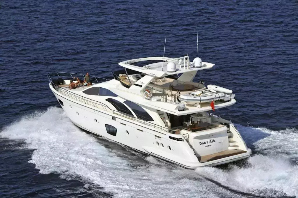 Don't Ask by Azimut - Top rates for a Charter of a private Motor Yacht in France