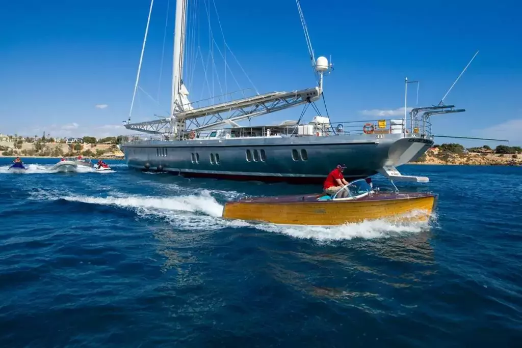 Dwinger by Royal Huisman - Special Offer for a private Motor Sailer Rental in Ibiza with a crew