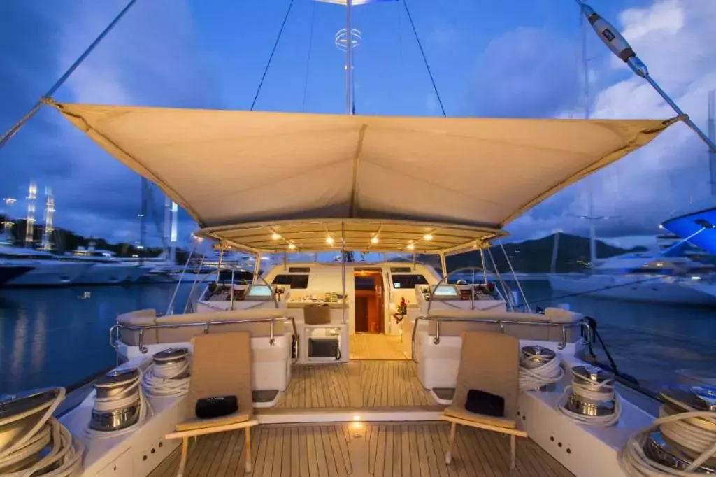 Kawil by Derecktor Shipyards - Special Offer for a private Motor Sailer Charter in Gustavia with a crew
