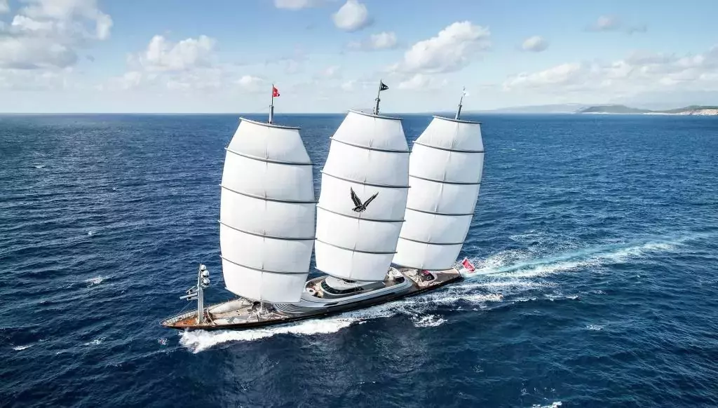 Maltese Falcon by Perini Navi - Special Offer for a private Motor Sailer Charter in Ibiza with a crew