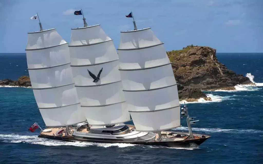Maltese Falcon by Perini Navi - Special Offer for a private Motor Sailer Charter in Gustavia with a crew