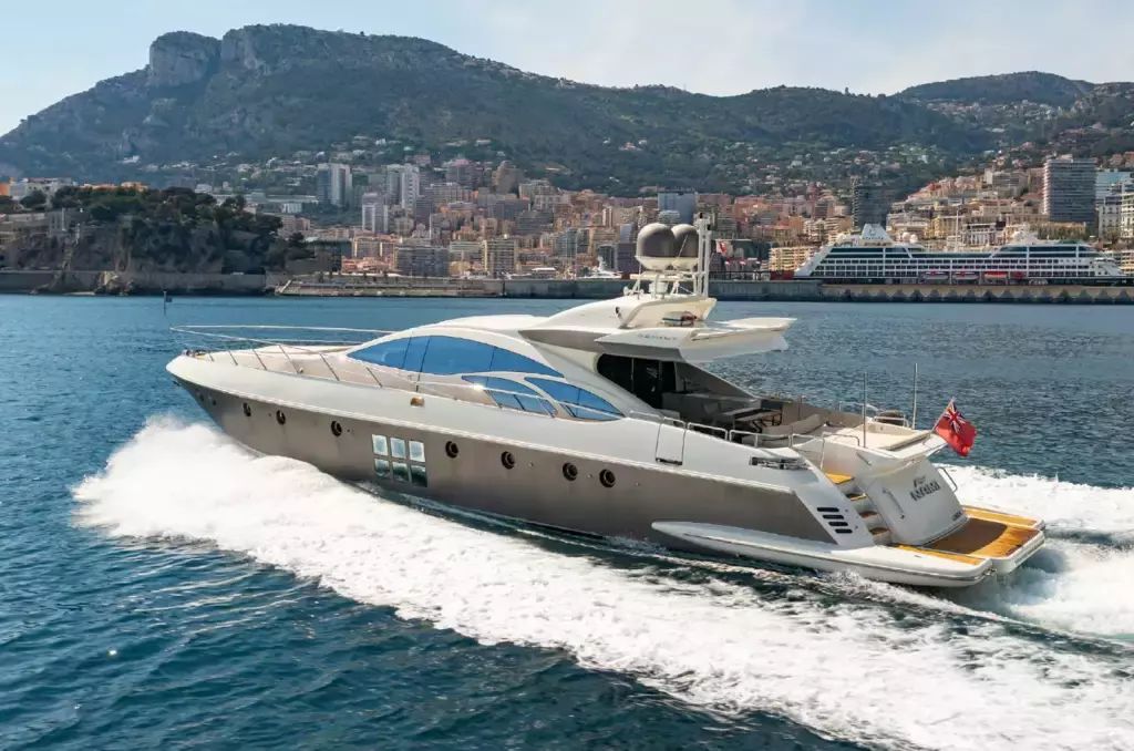 Nami by Azimut - Special Offer for a private Motor Yacht Charter in Beaulieu-sur-Mer with a crew