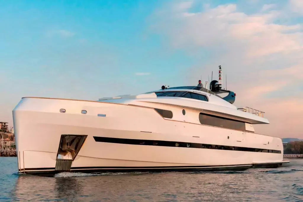 Project Steel by Bugari - Special Offer for a private Motor Yacht Charter in Corfu with a crew