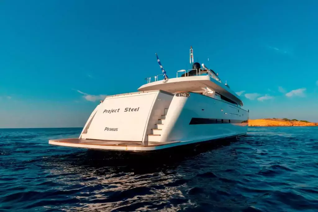 Project Steel by Bugari - Special Offer for a private Motor Yacht Charter in Salamis with a crew
