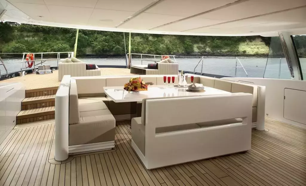 Red Dragon by Alloy Yachts - Special Offer for a private Motor Sailer Charter in St Georges with a crew