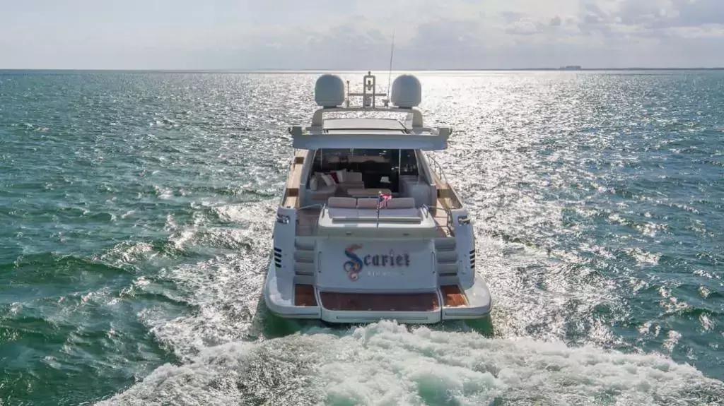 Scarlet by Azimut - Special Offer for a private Motor Yacht Charter in Antigua with a crew