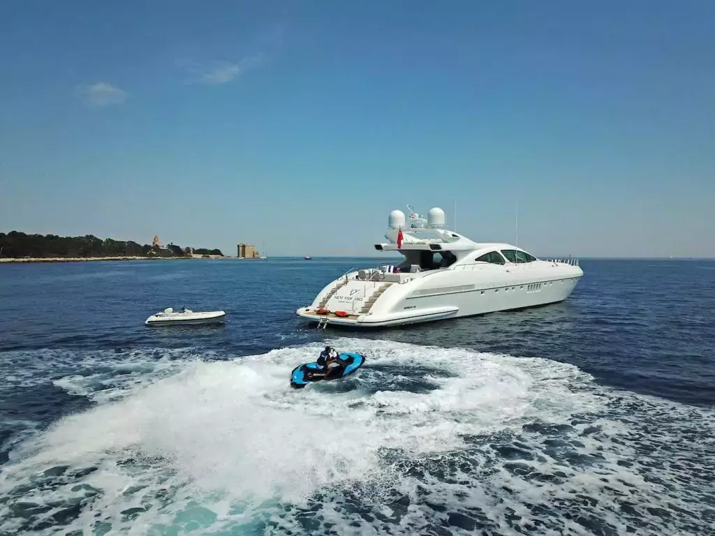 Veni Vidi Vici by Mangusta - Special Offer for a private Superyacht Charter in St Tropez with a crew