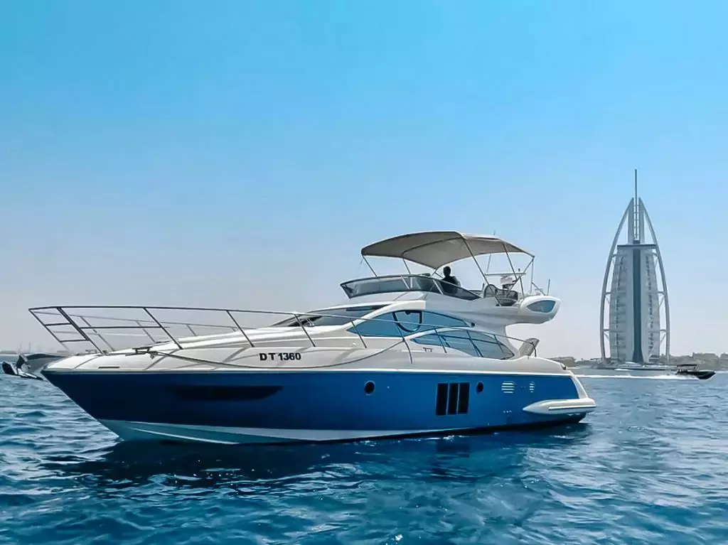 No Regrets by Azimut - Special Offer for a private Motor Yacht Charter in Dubai with a crew