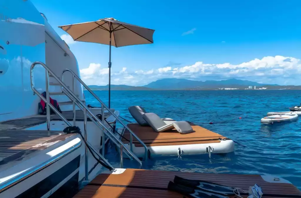 Pure Bliss by Burger Boat - Special Offer for a private Superyacht Charter in Fort-de-France with a crew
