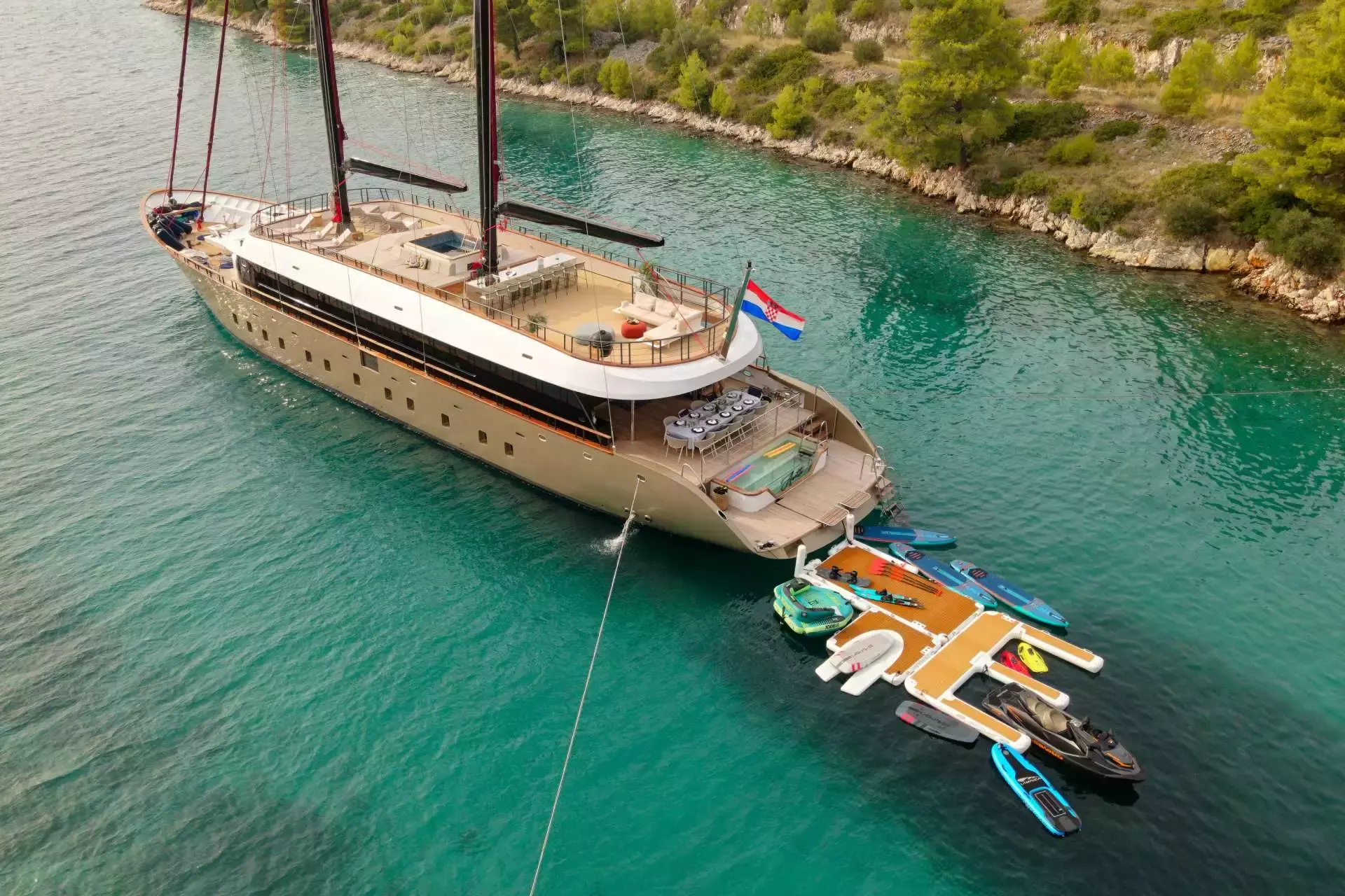 Anetta by Custom Made - Special Offer for a private Motor Sailer Charter in Krk with a crew