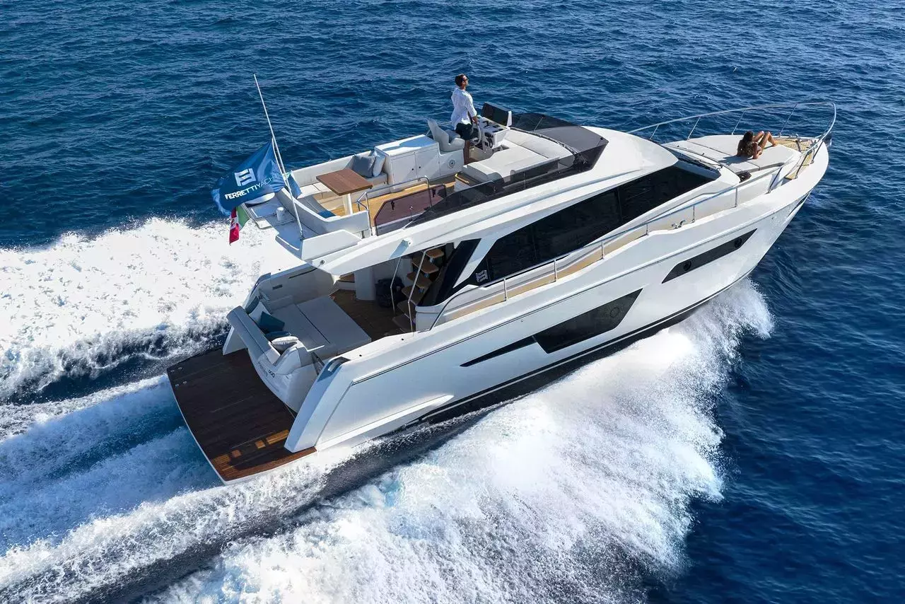 Anna by Ferretti - Special Offer for a private Motor Yacht Charter in Sibenik with a crew