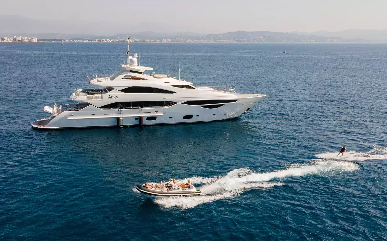 Anya by Sunseeker - Special Offer for a private Superyacht Charter in Golfe-Juan with a crew