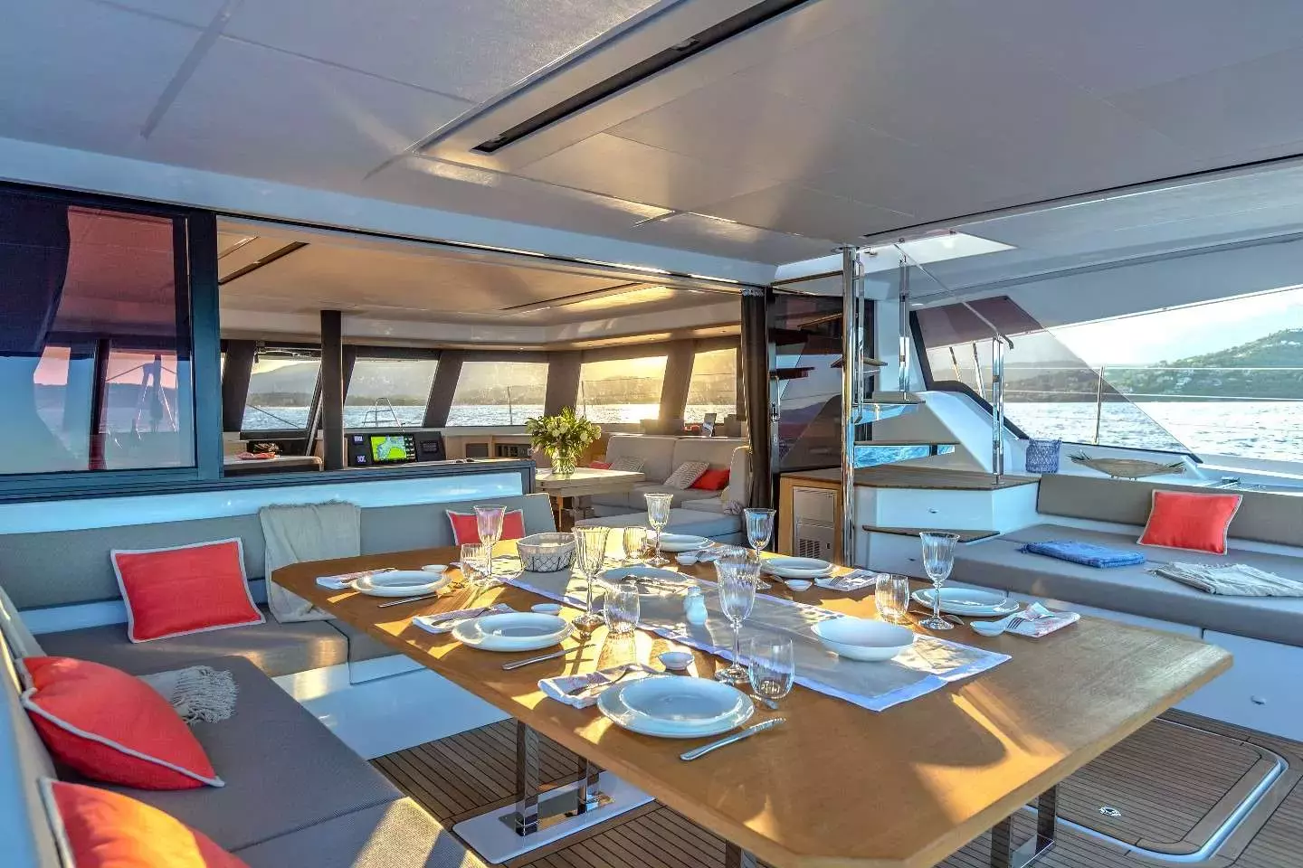Inspirante by Fountaine Pajot - Special Offer for a private Luxury Catamaran Charter in Simpson Bay with a crew