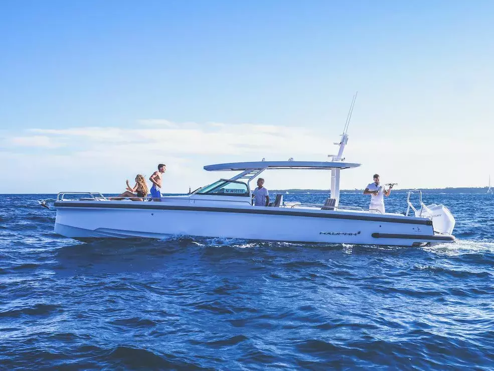 The Dude's by Axopar - Special Offer for a private Power Boat Charter in Corsica with a crew