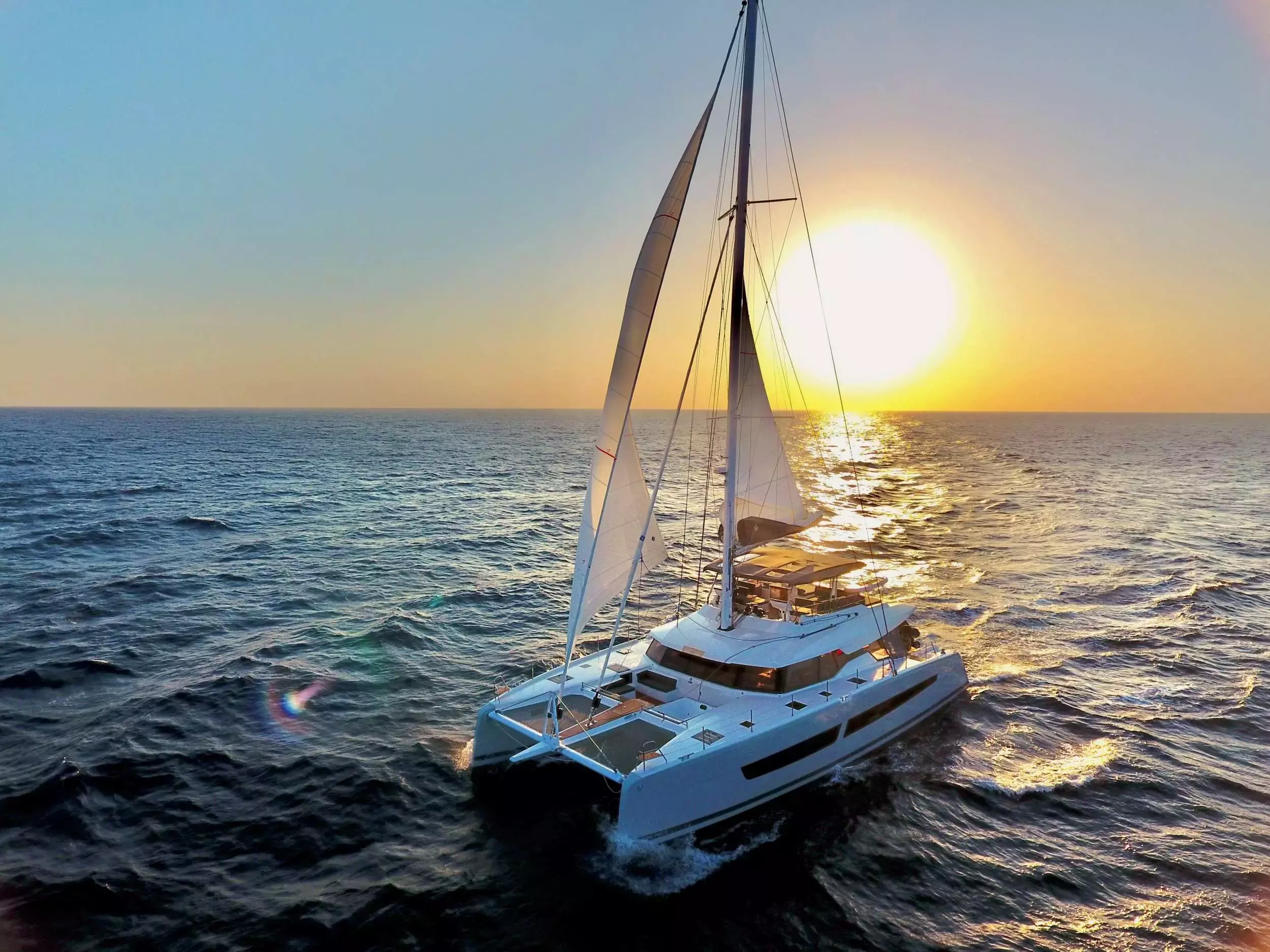 Aloia by Fountaine Pajot - Special Offer for a private Sailing Catamaran Charter in Mykonos with a crew