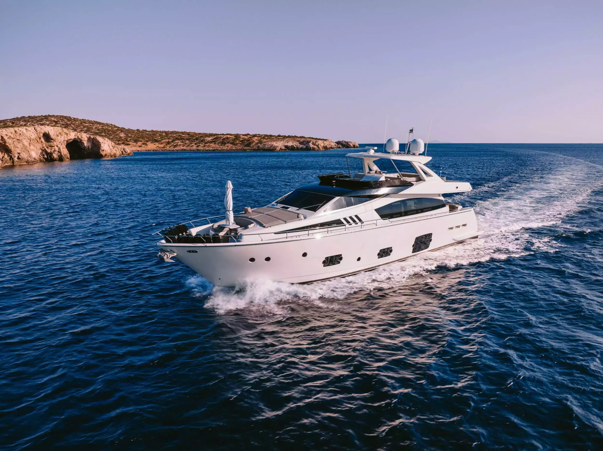 D & D by Ferretti - Special Offer for a private Motor Yacht Charter in Rhodes with a crew