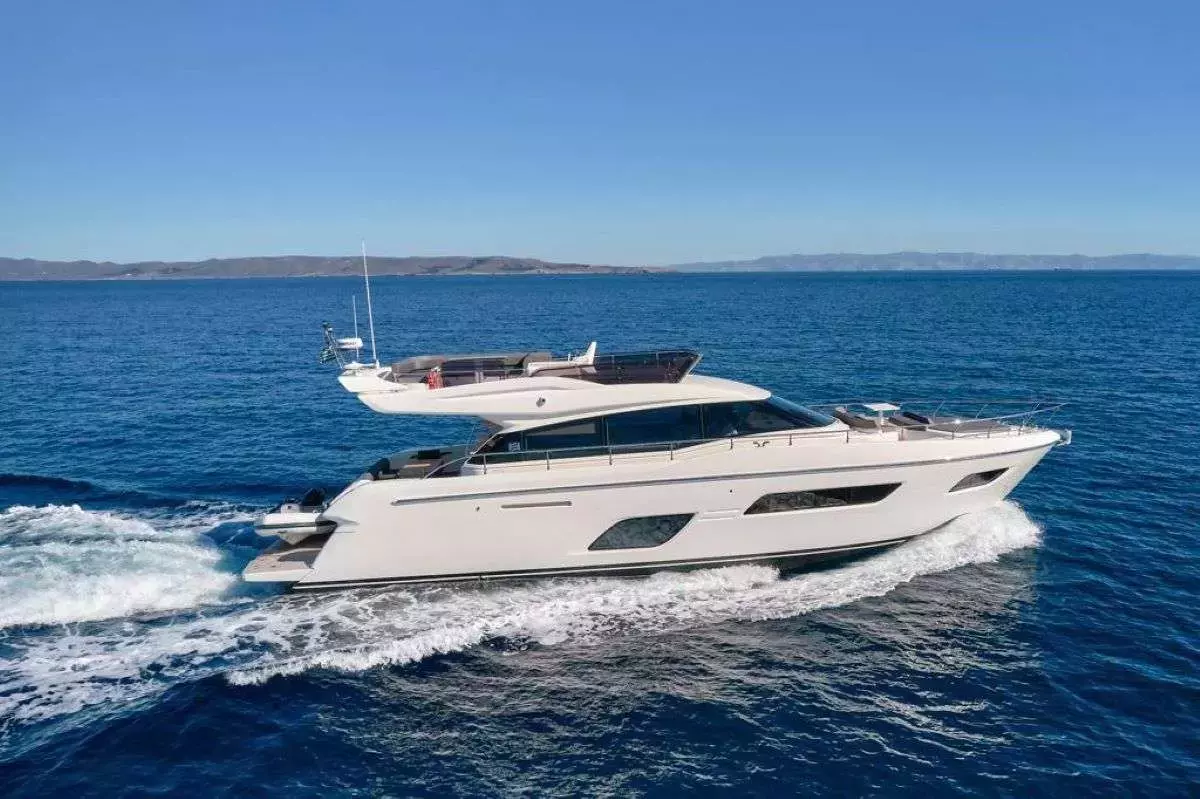 El Petas by Ferretti - Special Offer for a private Motor Yacht Charter in Sifnos with a crew
