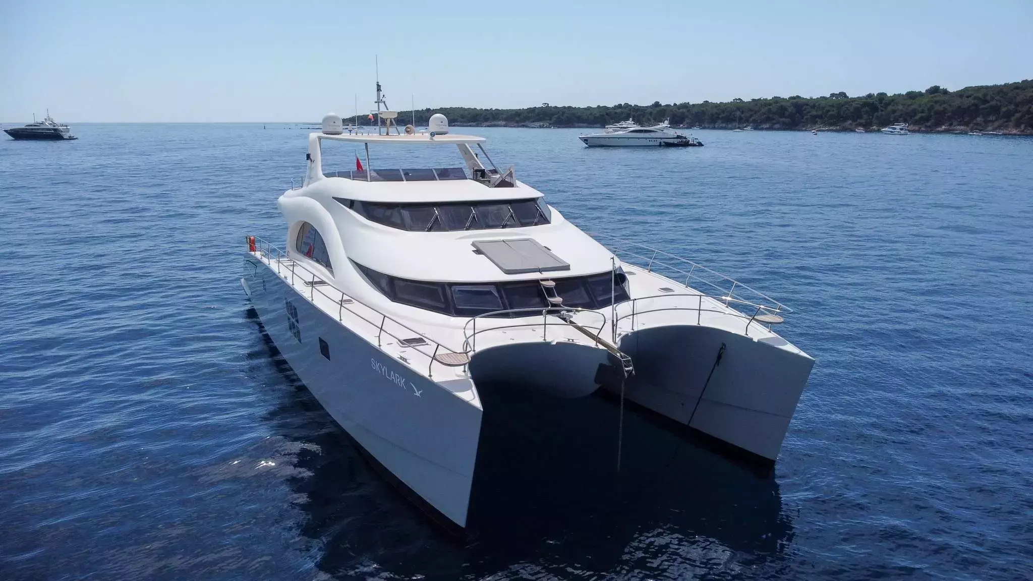 Skylark by Sunreef Yachts - Special Offer for a private Power Catamaran Charter in Ibiza with a crew