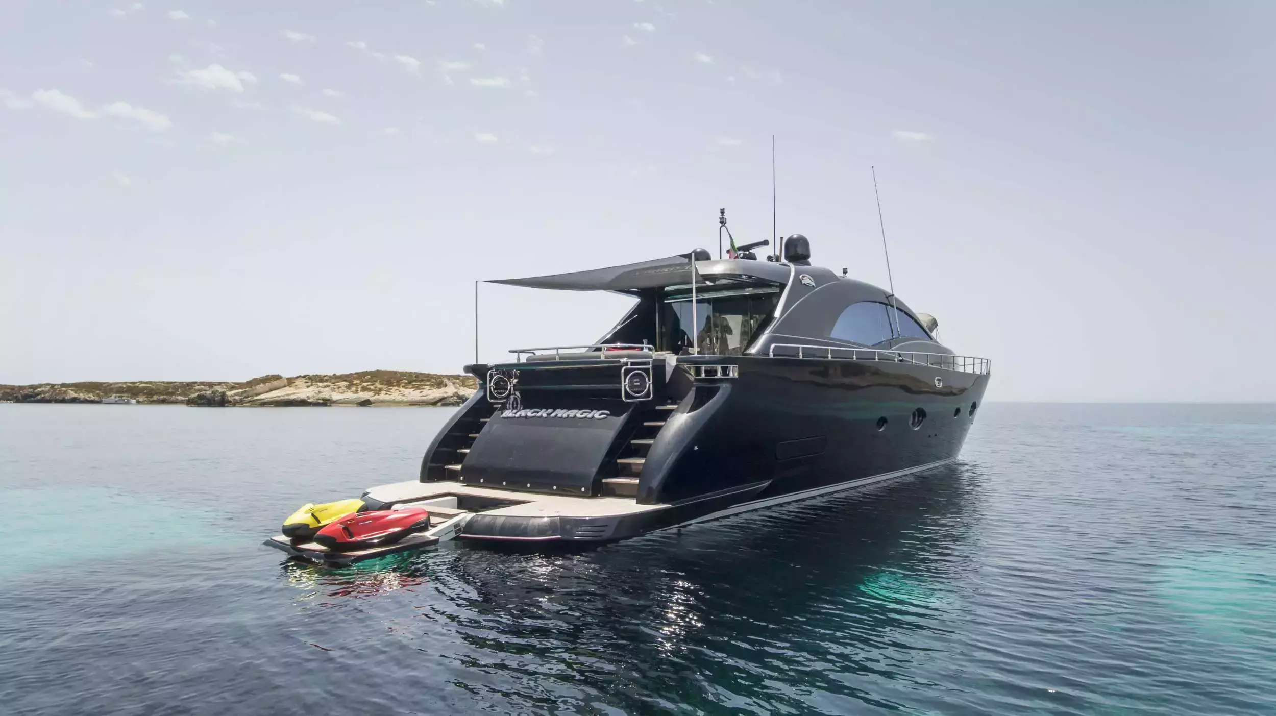 Black Magic by Custom Made - Special Offer for a private Motor Yacht Charter in Rome with a crew