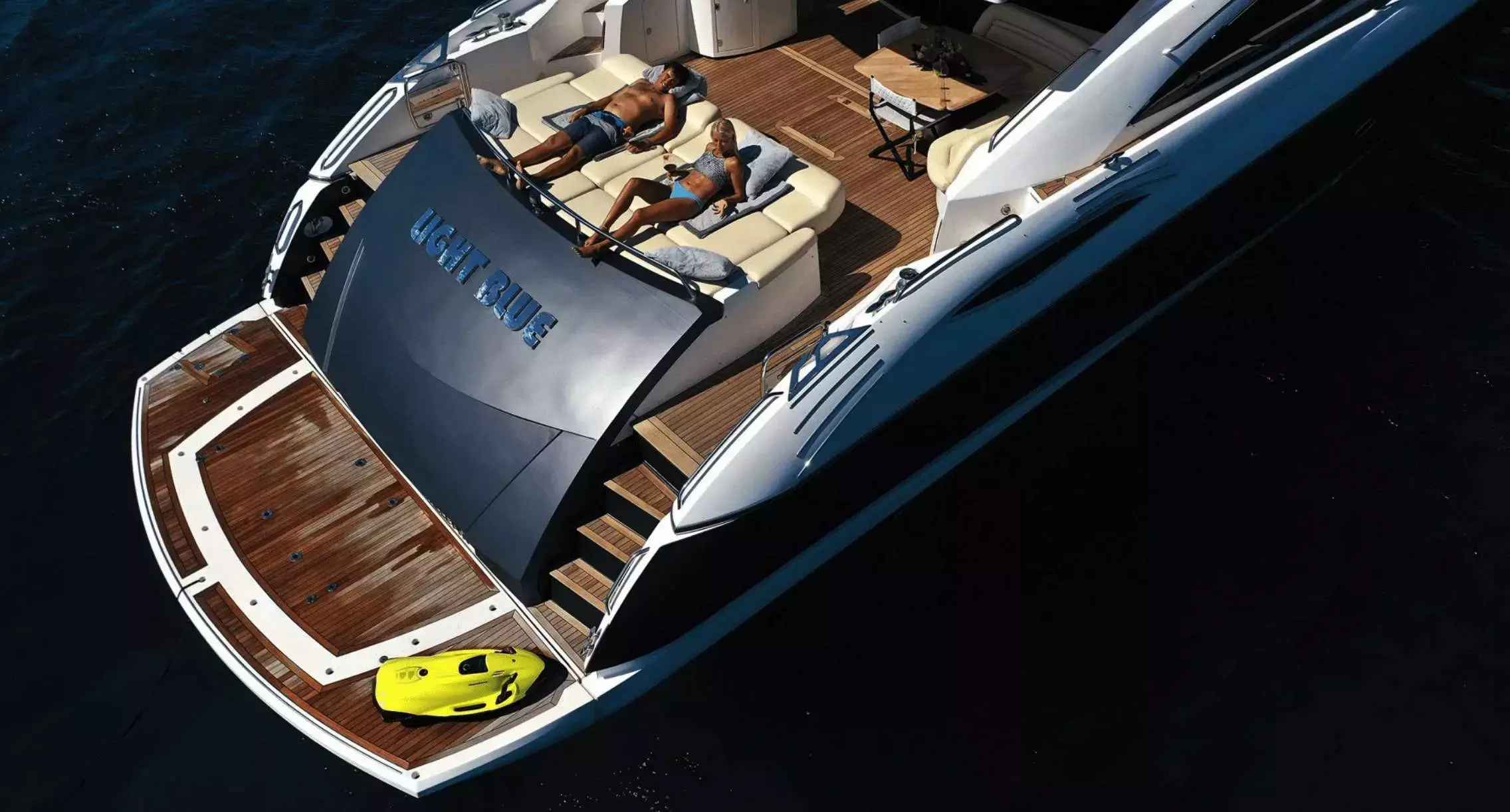 Light Blue by Sunseeker - Special Offer for a private Motor Yacht Charter in Rome with a crew
