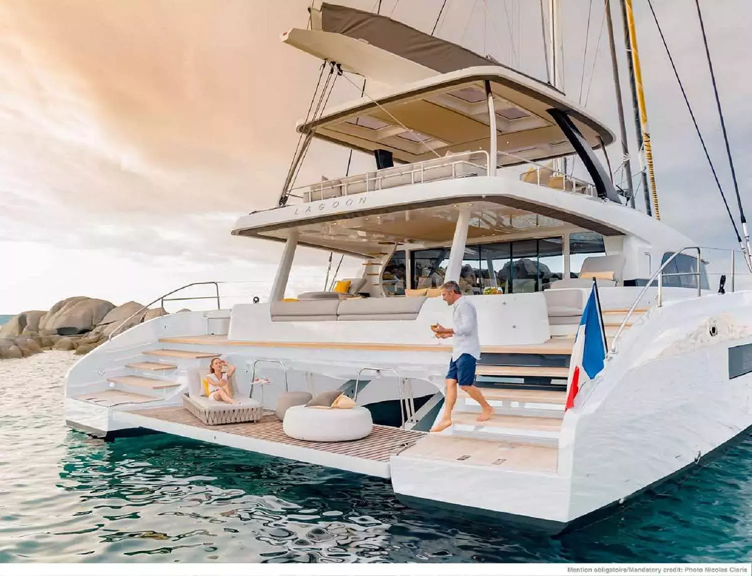 Sylene by Lagoon - Special Offer for a private Luxury Catamaran Rental in Cannes with a crew