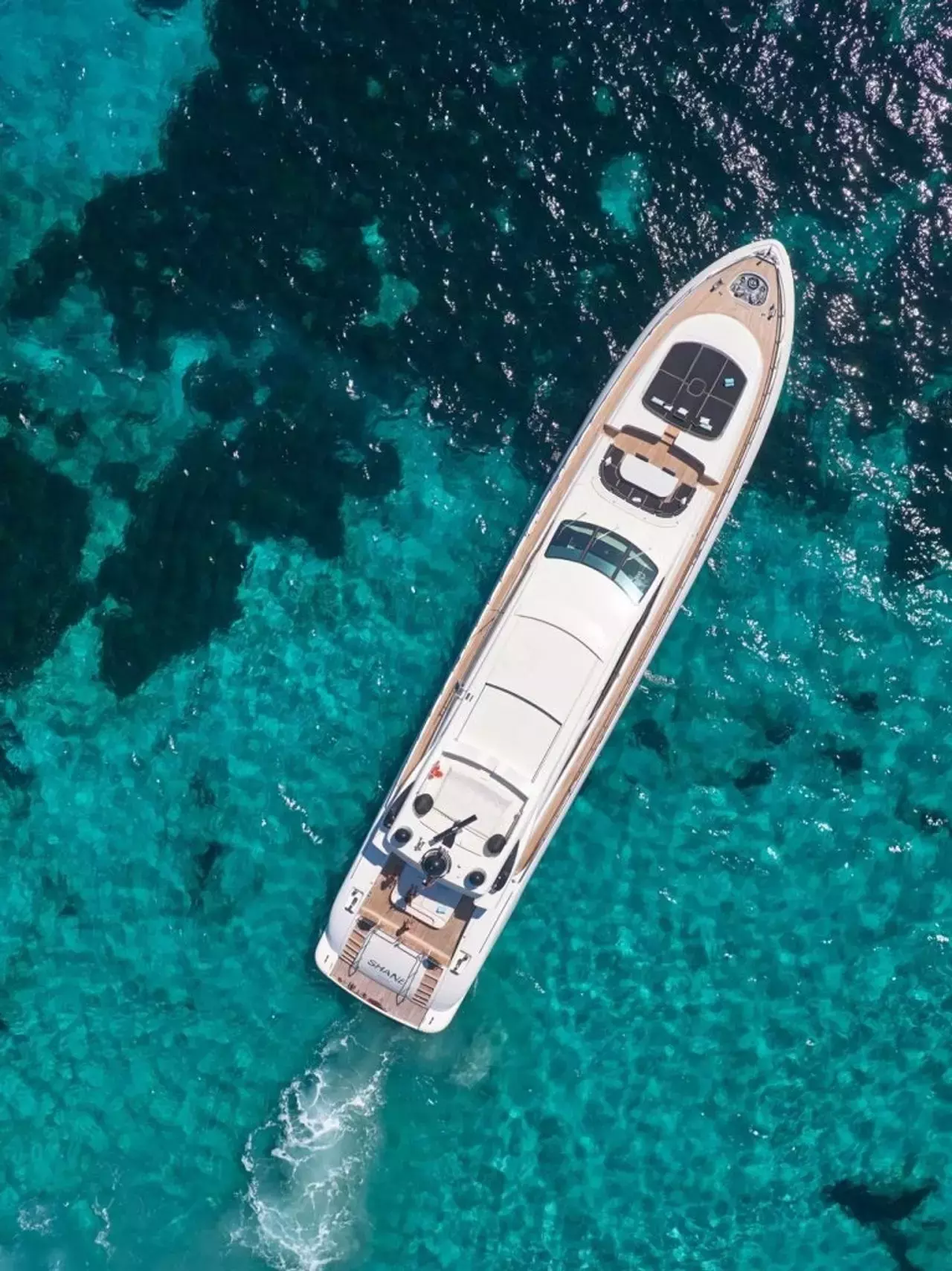 Shane by Mangusta - Special Offer for a private Superyacht Rental in Mallorca with a crew