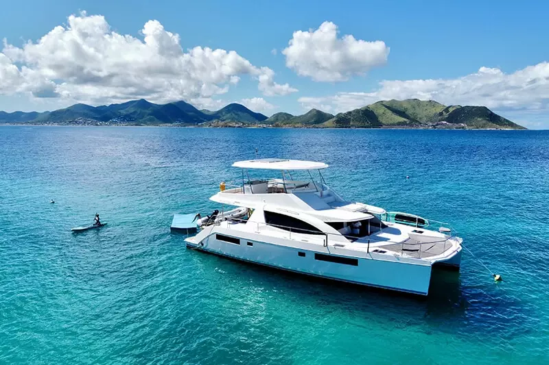 Cosmopolitan by Leopard Catamarans - Special Offer for a private Power Catamaran Charter in Simpson Bay with a crew