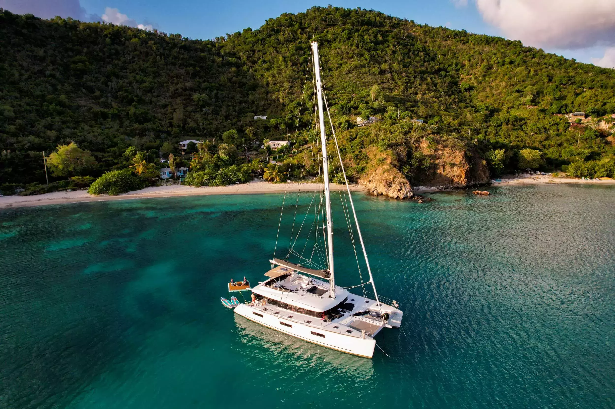 The Pursuit by Lagoon - Top rates for a Charter of a private Luxury Catamaran in British Virgin Islands