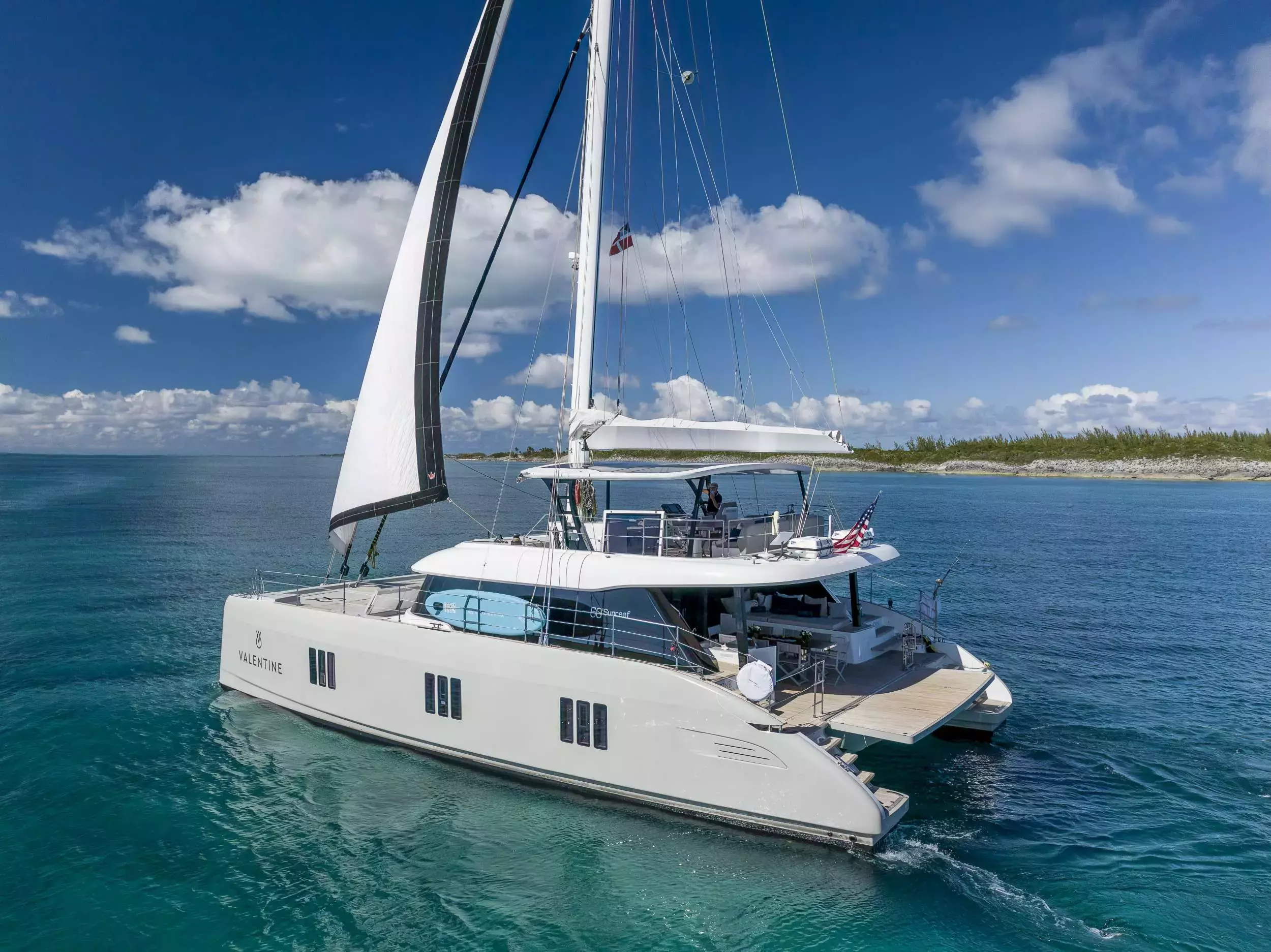 Valentine by Sunreef Yachts - Special Offer for a private Power Catamaran Charter in Tortola with a crew