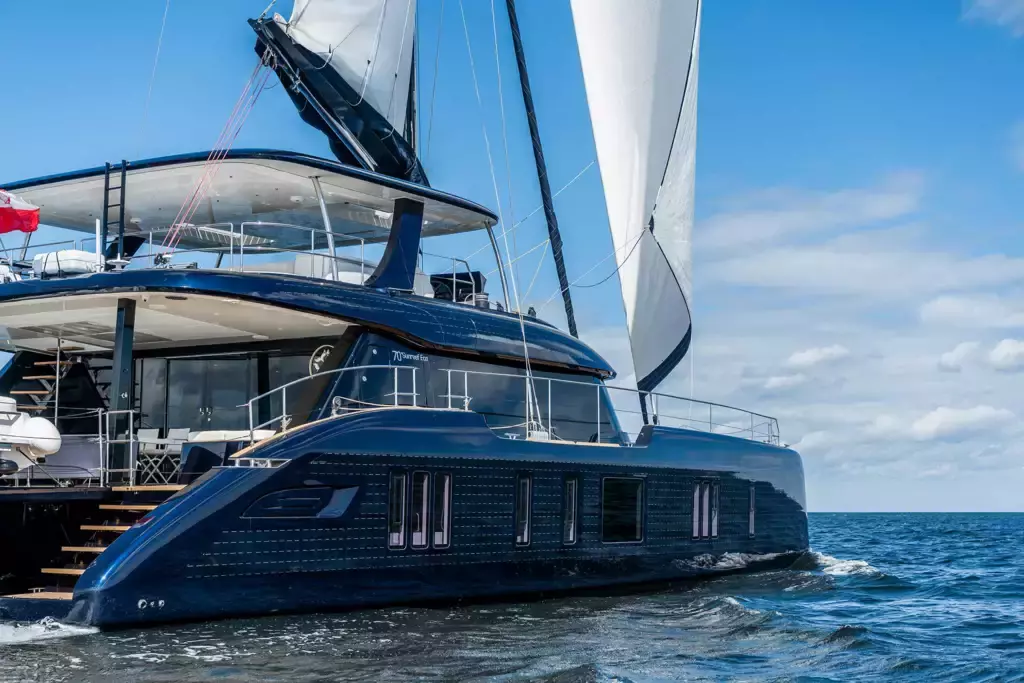 One Planet by Sunreef Yachts - Special Offer for a private Luxury Catamaran Charter in Simpson Bay with a crew