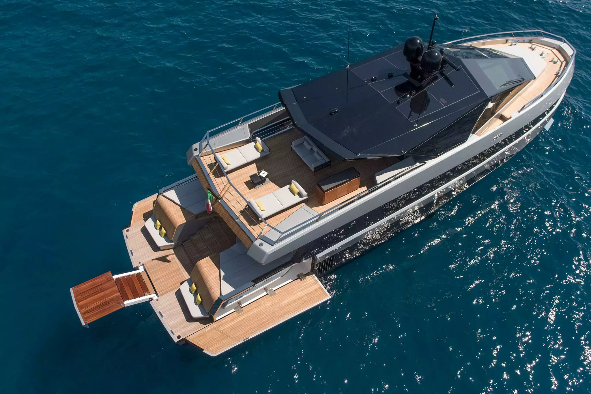 Bad Mutha by Wally Yachts - Top rates for a Charter of a private Motor Yacht in France
