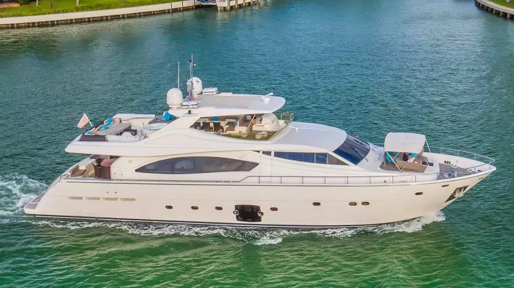 Cinque Mare by Ferretti - Special Offer for a private Motor Yacht Charter in St Georges with a crew