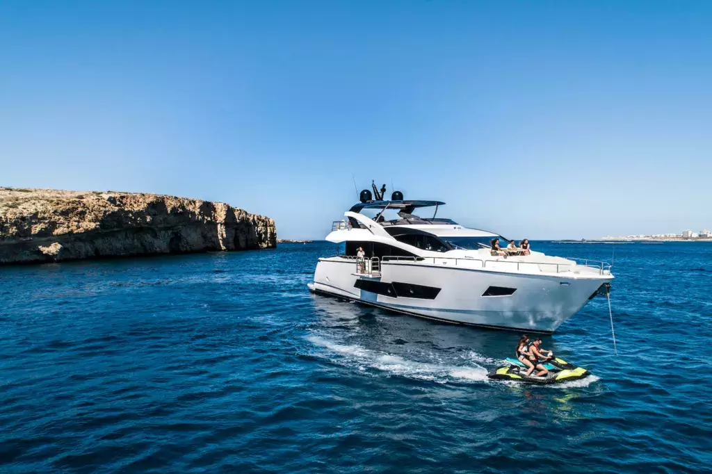Sam K by Sunseeker - Special Offer for a private Motor Yacht Charter in Gozo with a crew