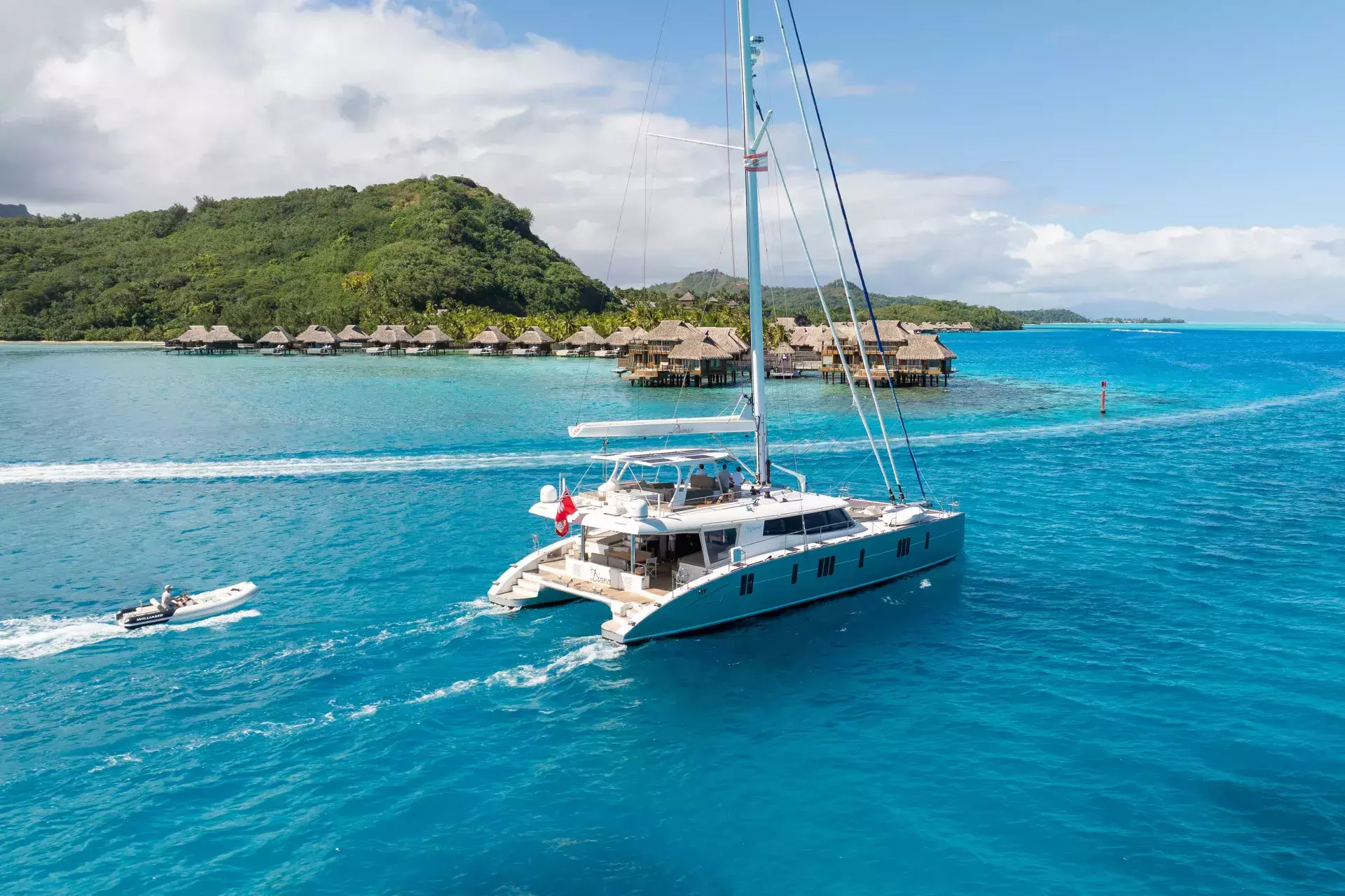 Diana by Sunreef Yachts - Special Offer for a private Luxury Catamaran Charter in Bora Bora with a crew