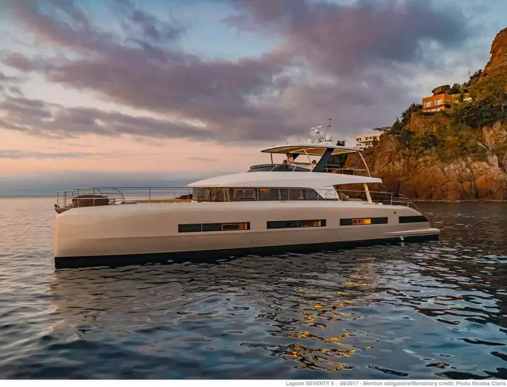 Double Seven by Lagoon - Top rates for a Charter of a private Luxury Catamaran in Monaco