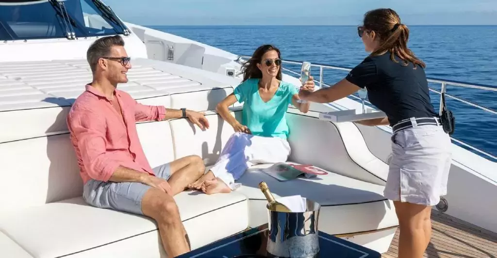 Exodus by Sunseeker - Special Offer for a private Superyacht Charter in Simpson Bay with a crew
