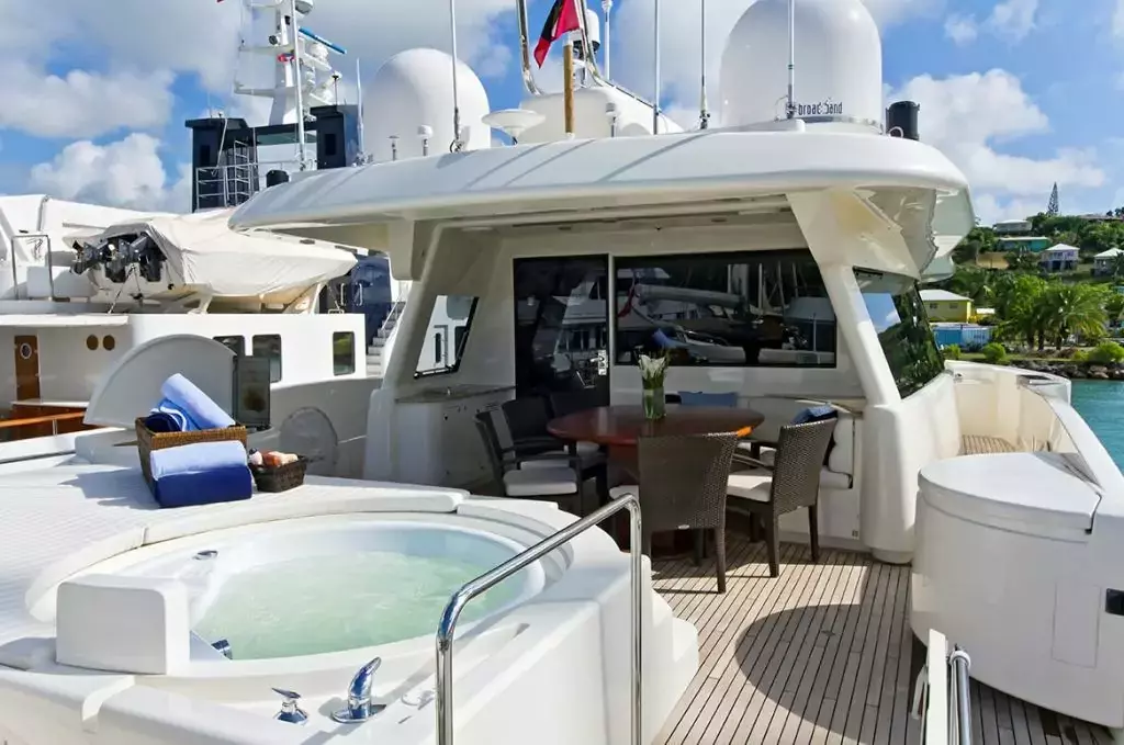 Ziacanaia by Ferretti - Special Offer for a private Motor Yacht Charter in Gustavia with a crew