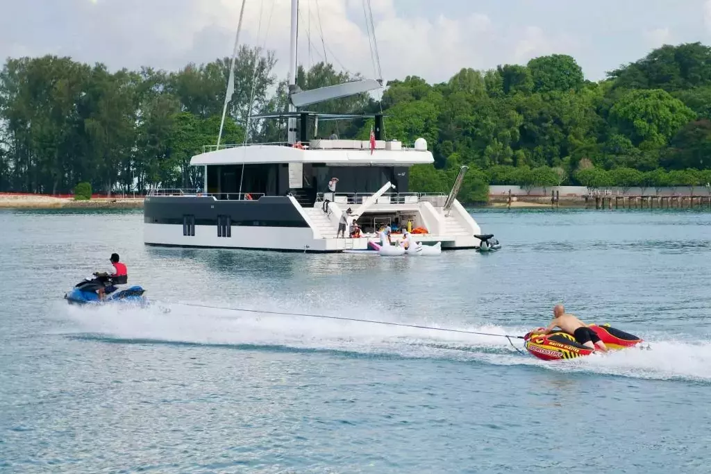 Supreme by Sunreef Yachts - Special Offer for a private Luxury Catamaran Charter in Sentosa with a crew