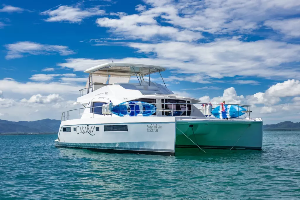 Stay by Leopard Catamarans - Special Offer for a private Power Catamaran Charter in Phuket with a crew