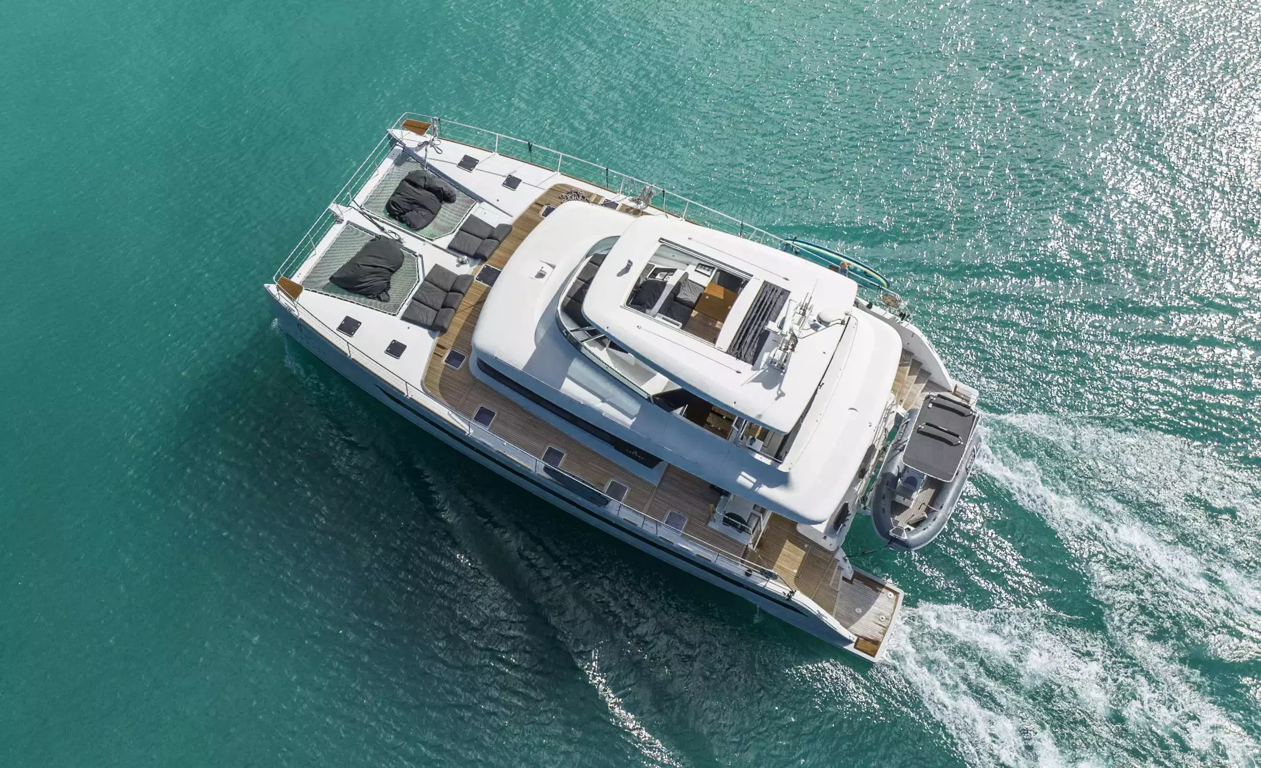 Colette by Lagoon - Special Offer for a private Power Catamaran Charter in Tortola with a crew