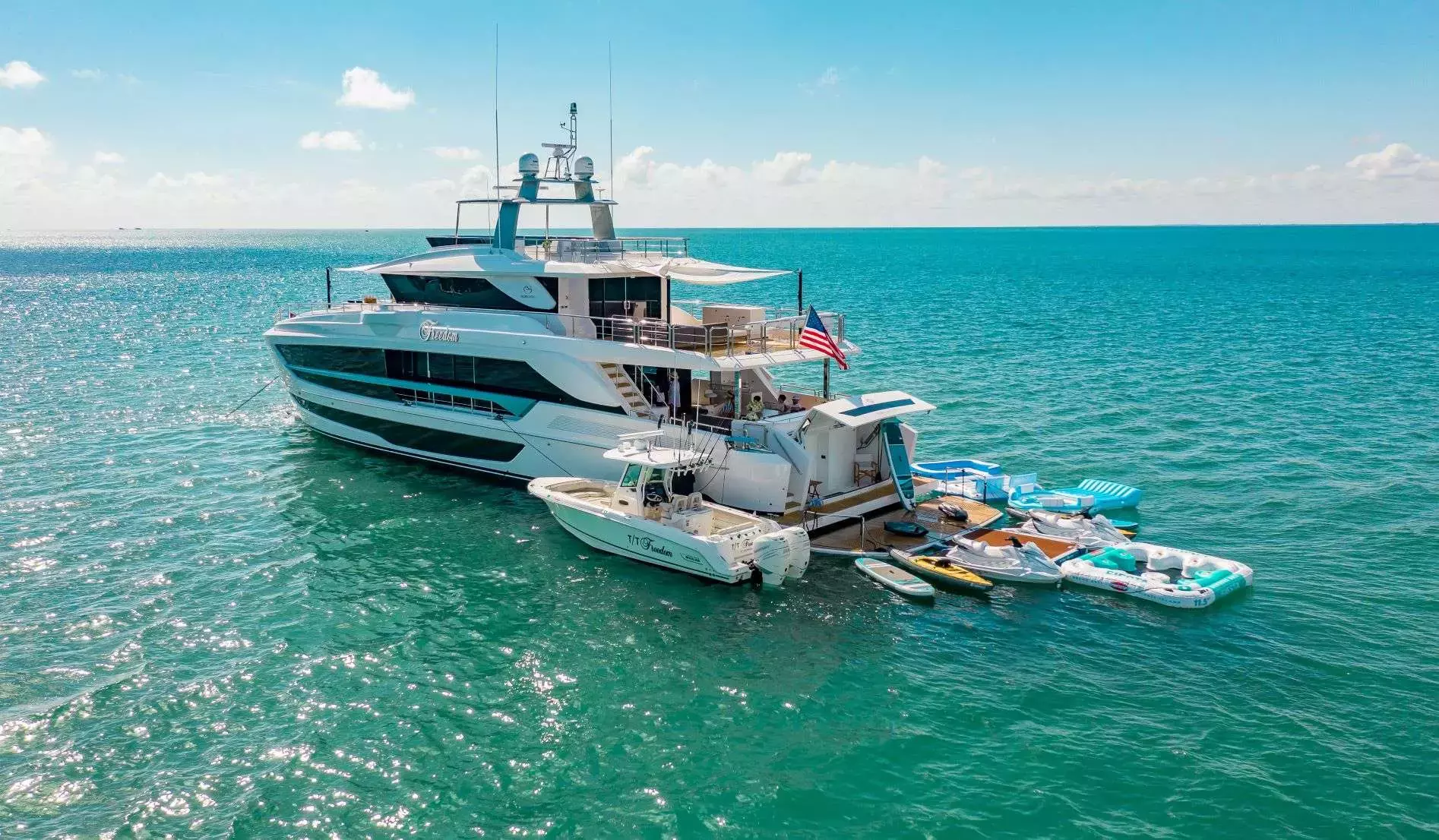 Freedom I by Horizon - Special Offer for a private Superyacht Charter in St Thomas with a crew