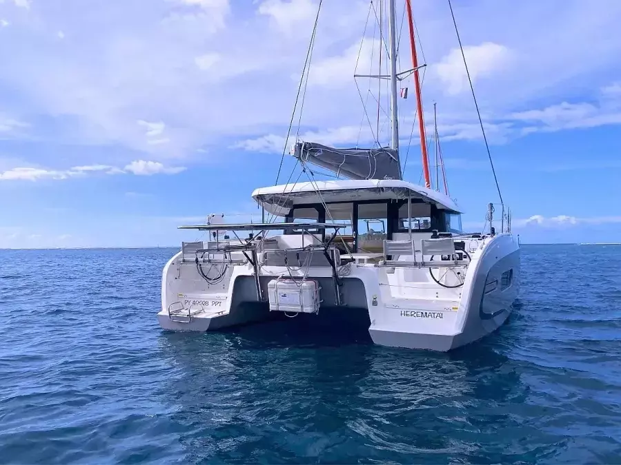 Here Matai by Excess - Top rates for a Charter of a private Sailing Catamaran in French Polynesia