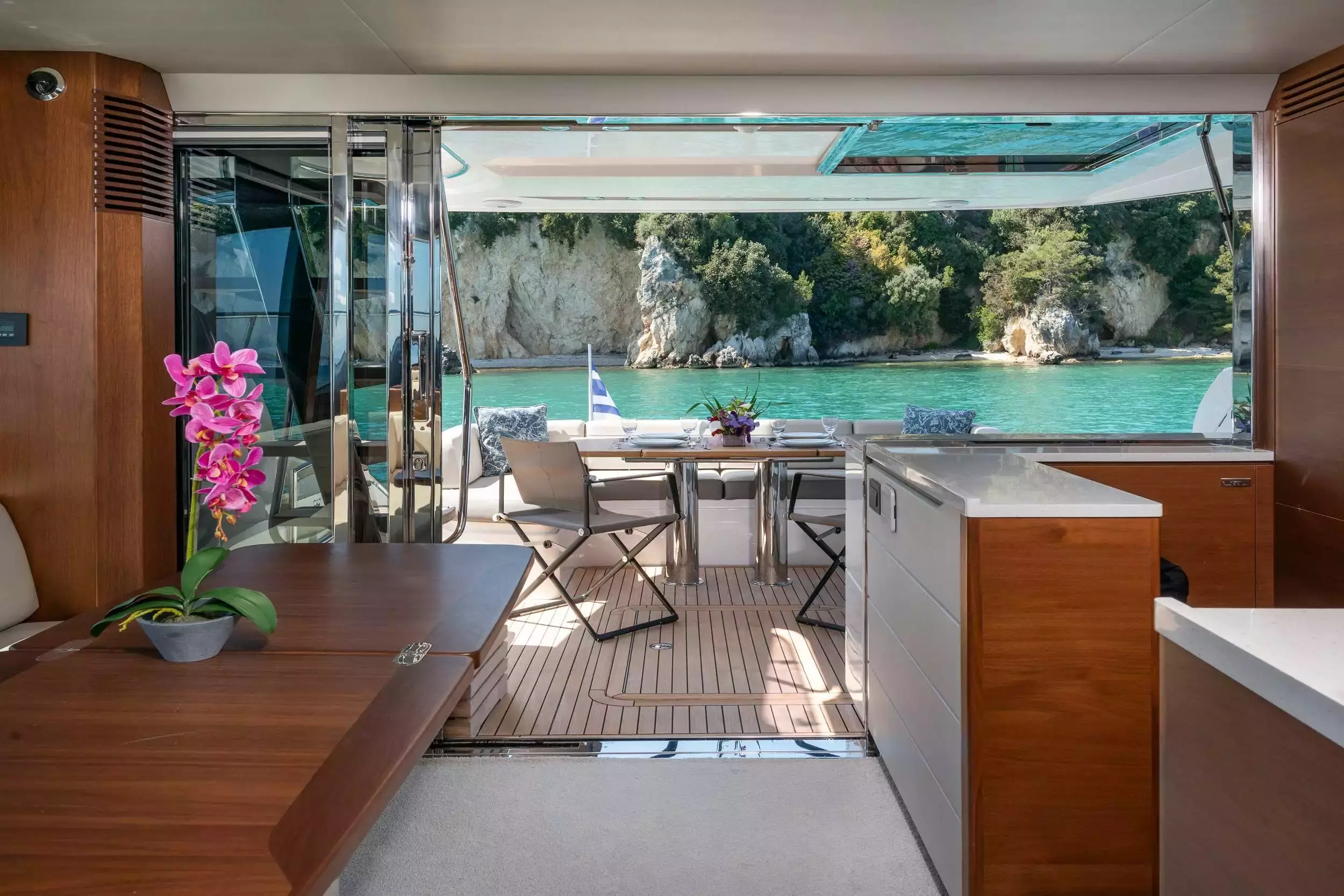 Far & Away by Princess – Private Motor Yacht Charter in Corfu – Special Offer at Boatcrowd