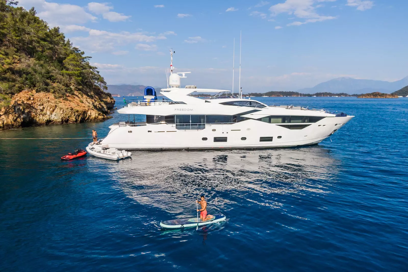 Freedom by Sunseeker - Special Offer for a private Superyacht Charter in Corfu with a crew