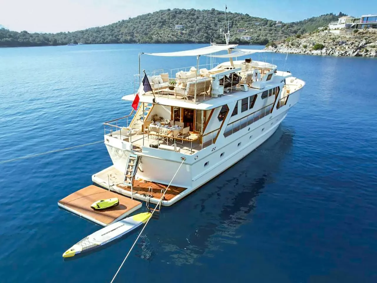 Stalca by Visch - Special Offer for a private Motor Yacht Charter in Corfu with a crew
