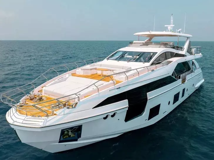 Vesta by Azimut - Special Offer for a private Motor Yacht Charter in Corsica with a crew